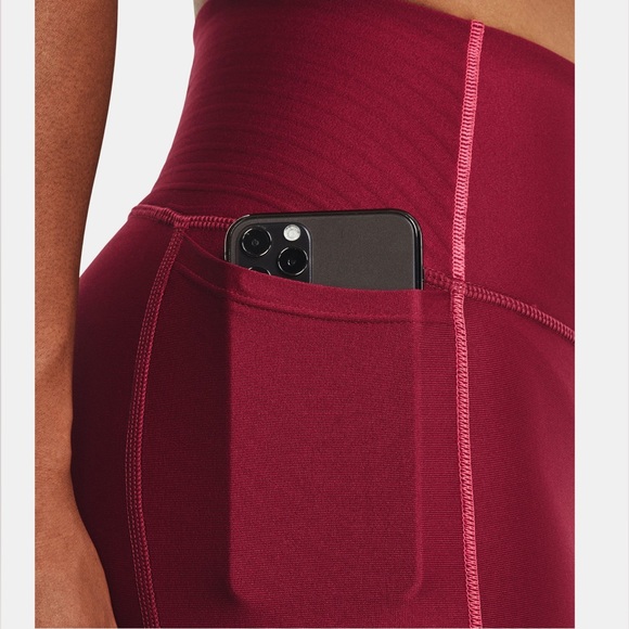 Burgundy UA workout leggings - Picture 3 of 7